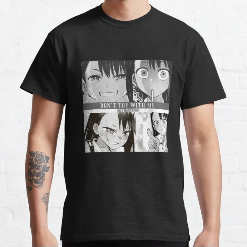 0503 Dont Toy With Me Nagatoro Hayase Gift for Anime lover 100% cotton Y2K clothes O -Neck Short Sleeve Graphic T-Shirt S-6XL