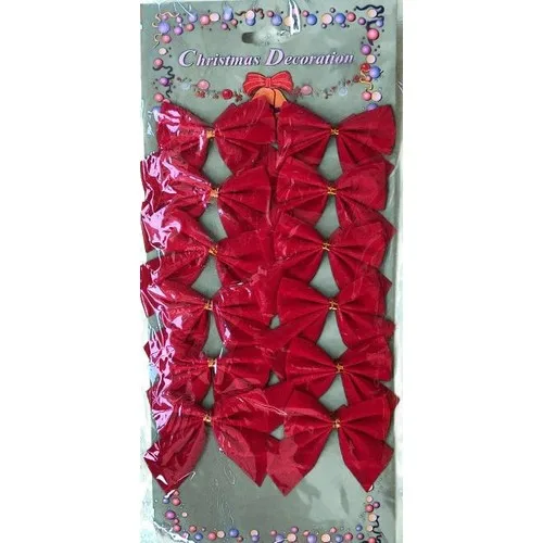 Happy Land New Year Christmas Christmas Pine tree 12 Li Red ribbon