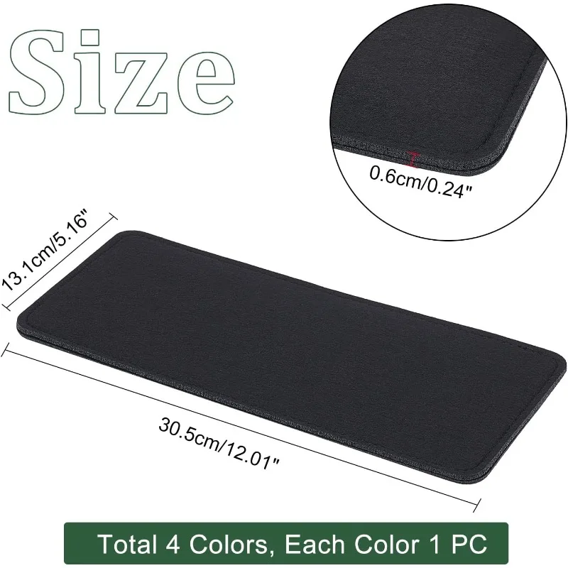 4 Colors Felt Base Shaper Felt Bag Bottom Shaper 5x12\