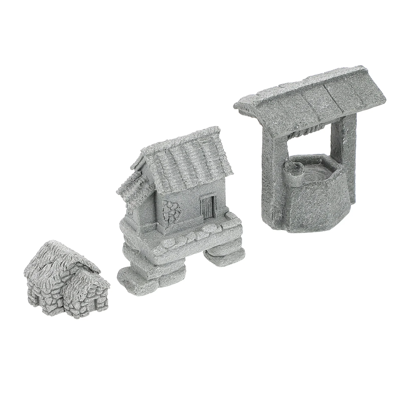 

3Pcs Mini Garden Decoration Strong Longlasting Tiny Flower Pot for Desktop Patio Decor Charming Micro Landscape Craft