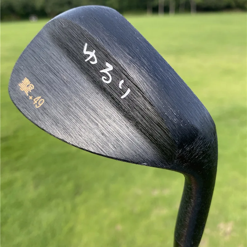 Golf Wedges with Steel Shaft, Yururi Raw Gekku, Forged 49 53 57 61 Degree, Golf Clubs, Sand Wedges