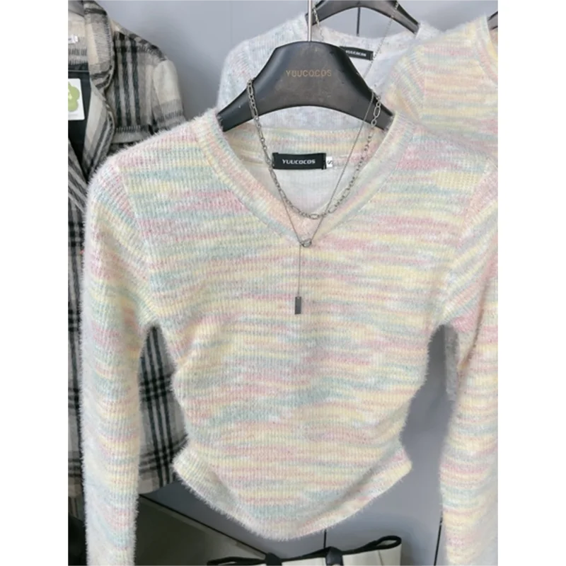 

Свитера Джемперы Женский шерстяной свитер Вязание Многослойный вид Асимметричный шлейф Эластичный вестерн Путешествие Путешествие Отдых