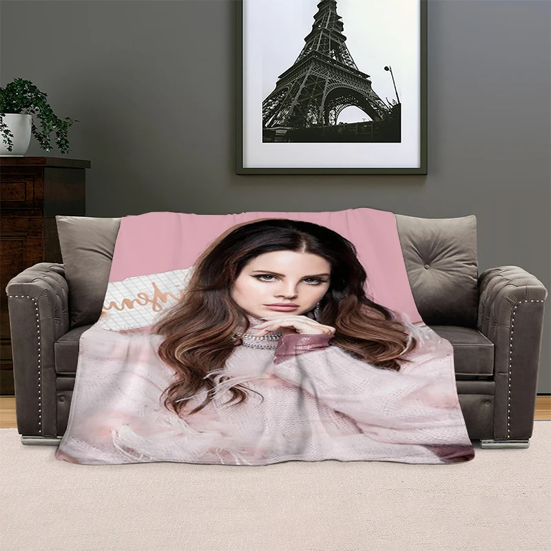 Sofa Blankets for Winter B-Lana Del B-Rey Fleece Throws Microfiber Bedding Warm Bed Camping Custom Fluffy Soft Blanket King Size