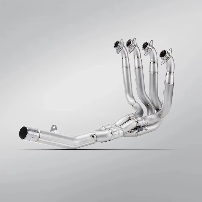 2020-2023 سبائك التيتانيوم الكربون دراجة نارية نظام العادم رأس جامع الجبهة الأنابيب الخمار كاواساكي H2 ZH2 SE 2021-2023