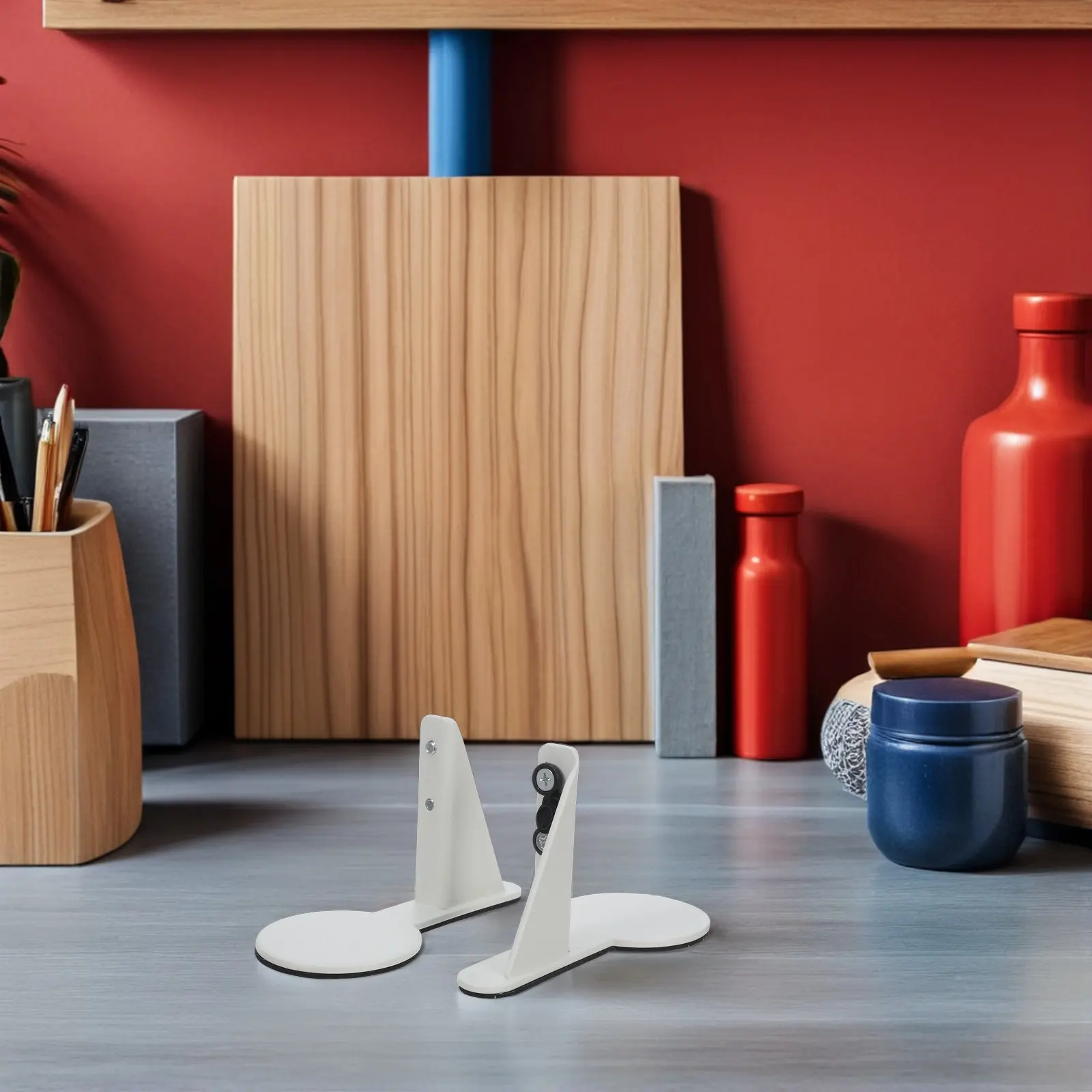 

Кронштейны для перфорированной доски, 2 шт., металлические, для настольного крепления, сверхпрочные, для организации полок, вертикальные соединители для офиса, дома, рабочего пространства