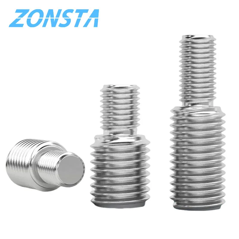 304 Stainless Steel Double Head Transfer Screws M3 M4 M5 M6 M8 M10 M12 M14 M16 M20 Thread Adapter Male to Male Conversion Bolt