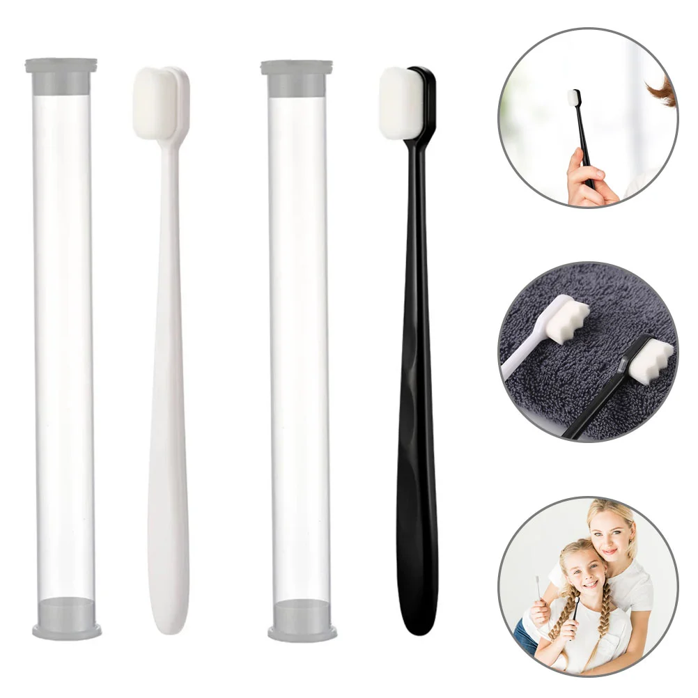 4 PCS Toothbrush Teeth Cleaning Adults Micro-nano Portable Toothbrushes Maternal Oral Care Travel Soft Puerpera