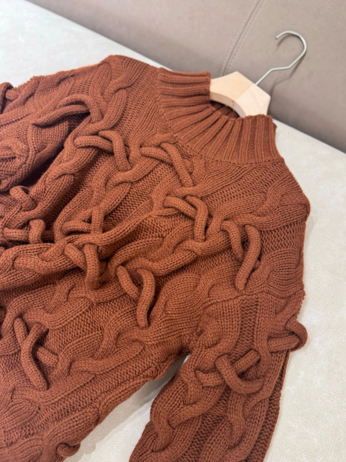 Senhoras casual sle camisola de lã de malha sobrecarga thi agulha lã camere faionable versátil simples elegância roupa feminina