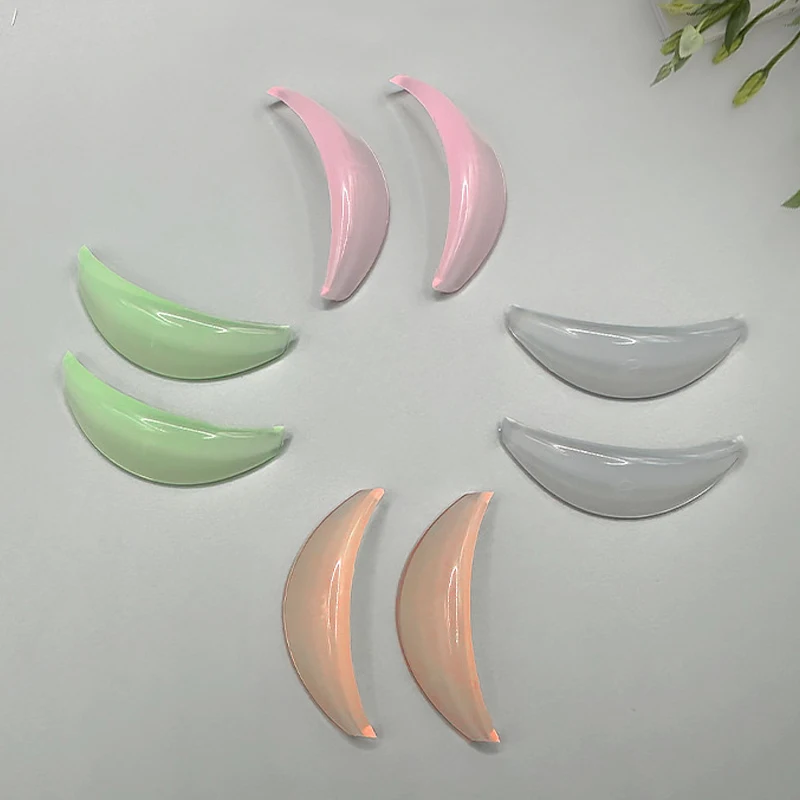 4 Pary Podkładek Silikonowych do Trwałej na Rzęsy L Curl Podkłady do Podnoszenia i Trwałej na Rzęsy Kolorowe Akcesoria do Makijażu i Upiększania Rzęs