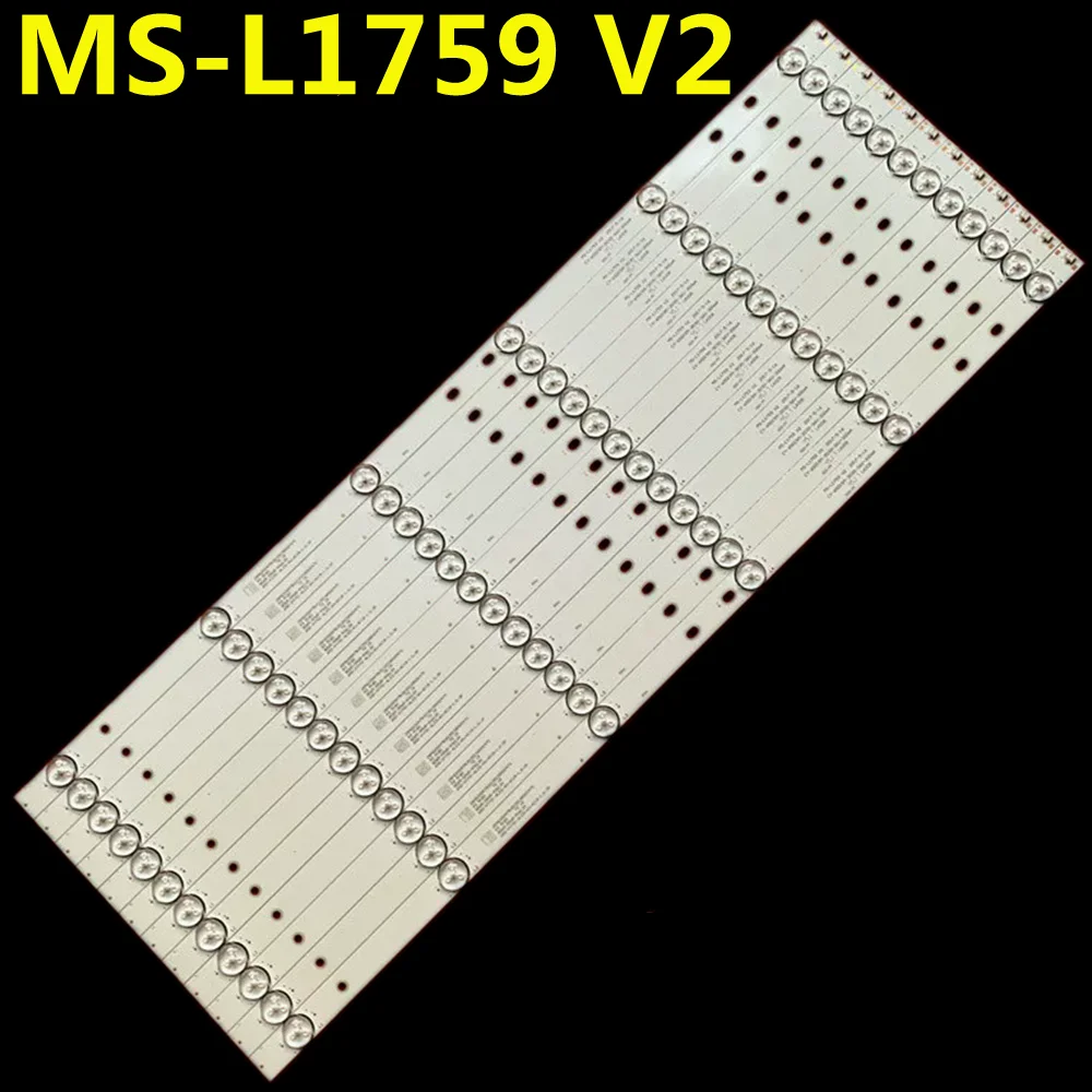 12PCS  LED Backligh strip 6 lamp for MS-L1759 V2 CY-65D15M-3030-36V-300MA A3 8D65-DAWR-A33612A AX65LEDA88-G/0227 PA650SDD-DK52F1
