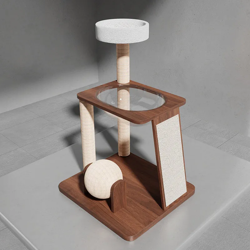 

Роскошный игровой комплекс для кошек: когтеточка-домик, песочница, лестница, дерево-когтеточка, зоотовары