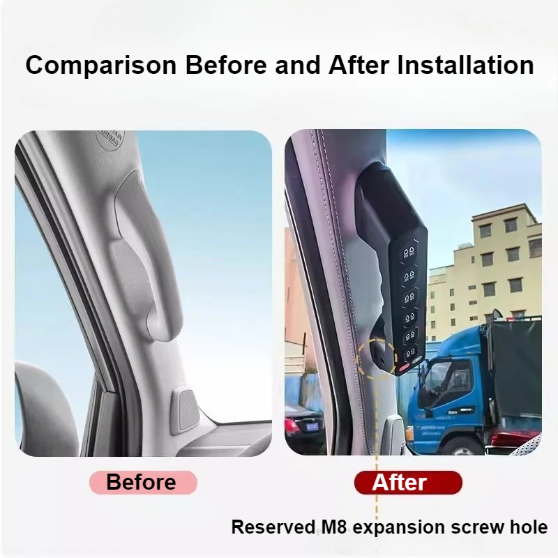 For Toyota Prado 150 2010-2023 A-Pillar Six-Way Integrated Switch Modification Remote Control Strobe Switch Car Accessories