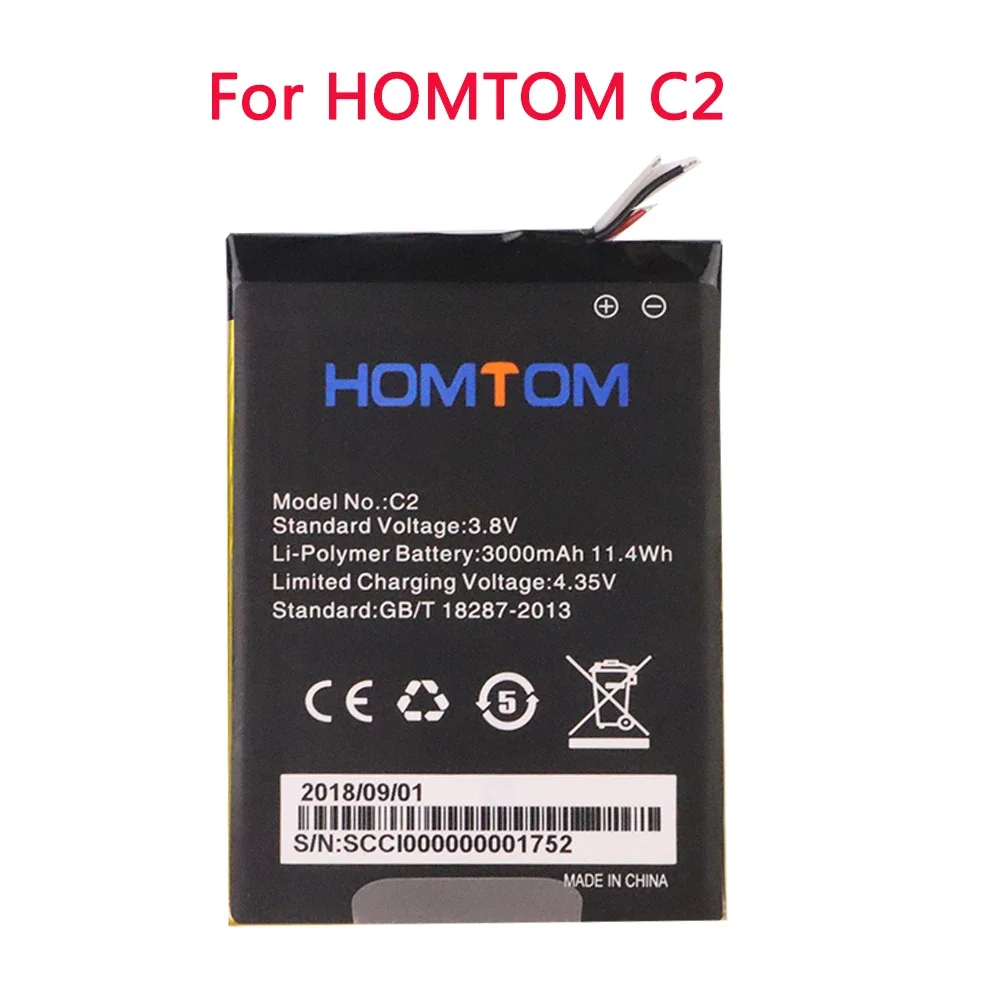 

Original High Quality C2 Replacement 3000mAh Battery For HOMTOM C2 Mobile Phone Batteries