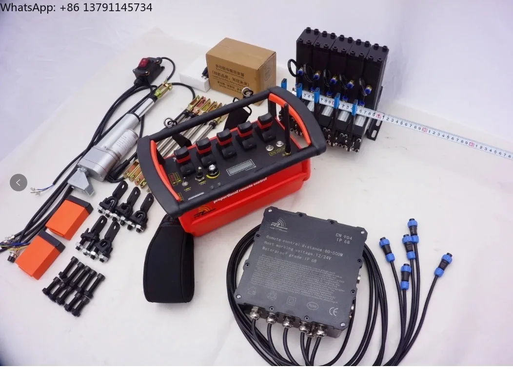 

5 TTS joystick motor crane wireless remote control radio Truck Cranes