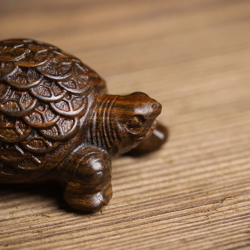 Wood Carving Small Water Hand Pieces Birthday Gift for Elders Desktop Office Living Room Decorative Ornaments Pendant
