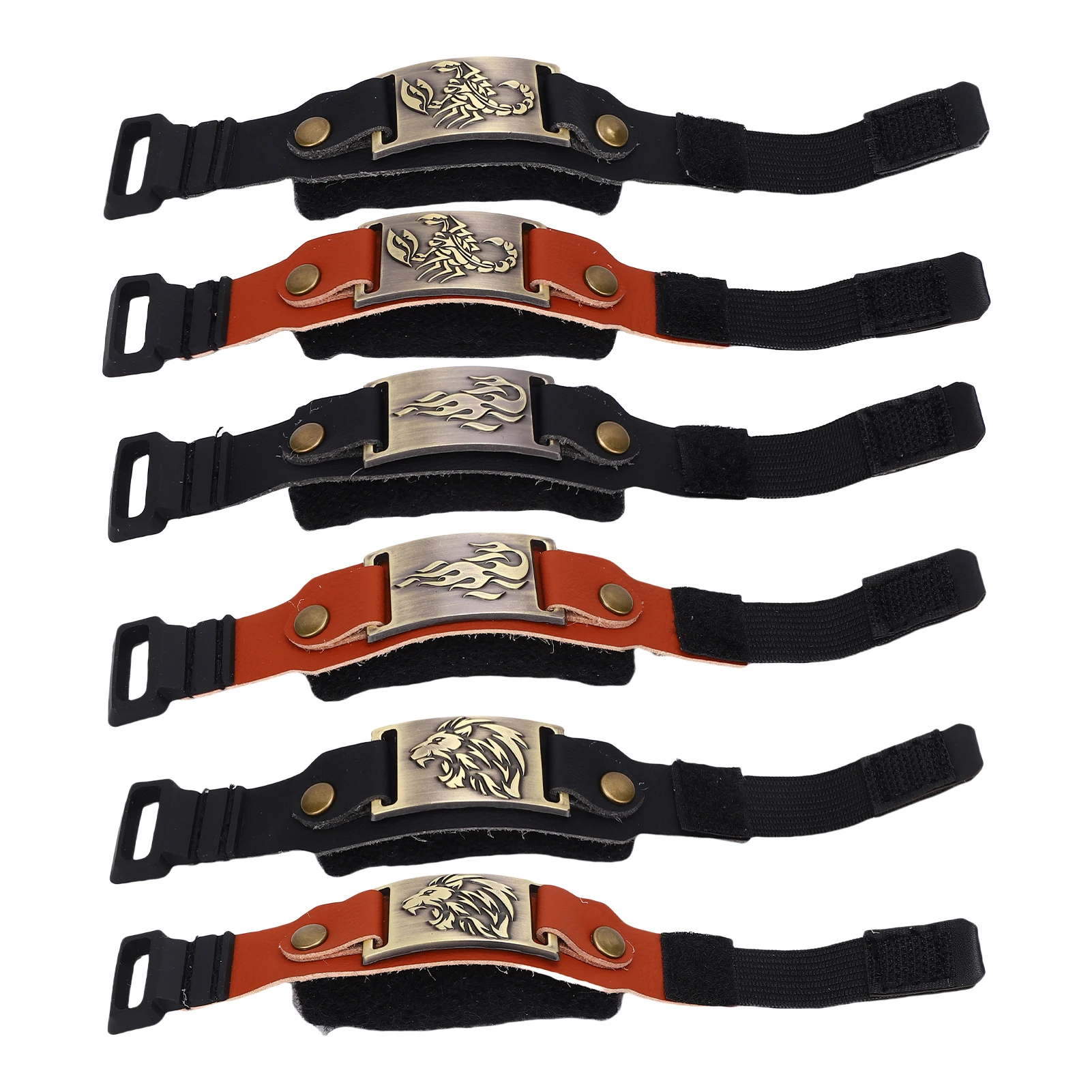 Guitar String Mute Strap PU Leather Bass Dampener Metal Rings Anti-howling Noise Reduction for 6/7 String Electric Acoustic