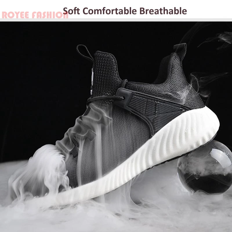 2022 Work Safety Shoes Men Black Shoes Safety Boots for Men Indestructible Work Sneakers Protective Steel Cap Shoes zapatos muje