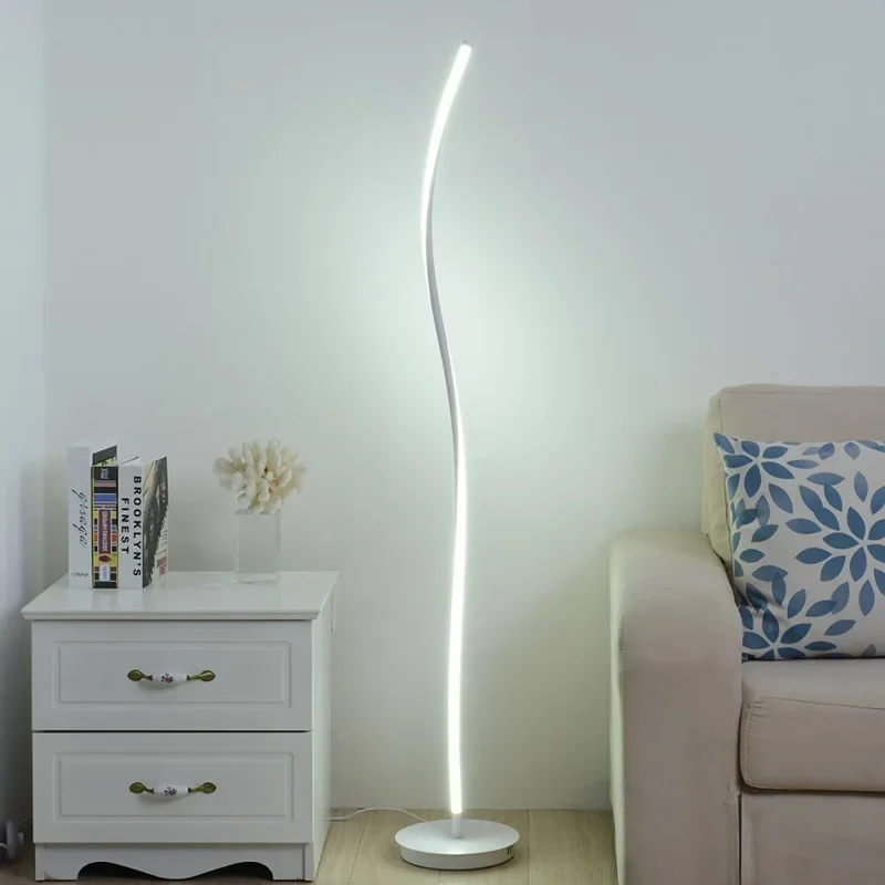 Imagem -03 - Modern Creative Led Floor Lamp Sofá Canto Quarto Cabeceira Sala Hotle Decoração de Casa Mood Lamp Rgb Controle Remoto Lustre