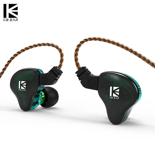 KBEAR-auriculares con cable KS1 KS2, audífonos dinámicos de doble circuito magnético para juegos, Monitor de oído, auriculares de música, auriculares kbear TFZ IEMs