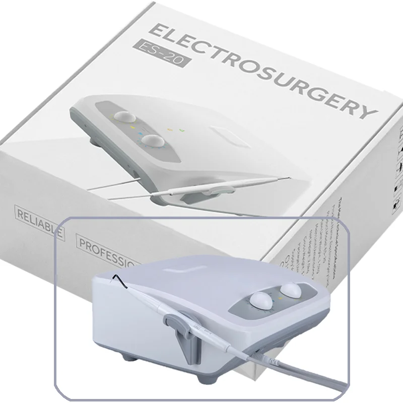 

VVDental ES-20 Стоматологический портативный электрохирургический аппарат Высокочастотный электрический хирургический скальпель с 7 шт. Электрический нож