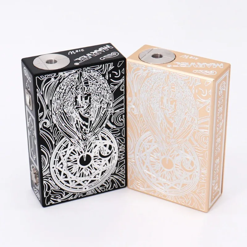 

Original Marvec Guardian Angel Box Mod Dual 18650 218W Voltage Changeable Vape Box Aluminum Alloy Vape Mods for RDA RDTA RBA RTA