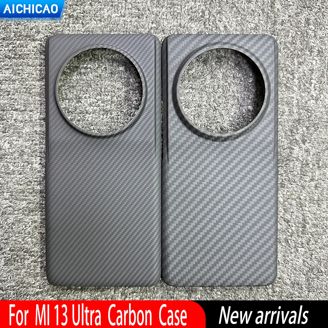 

ACC-Carbon For Xiaomi 13 Ultra Carbon Fiber Case Aramid Fiber Business Ultra-Thin Anti-Drop Mi13 Ultra Cover