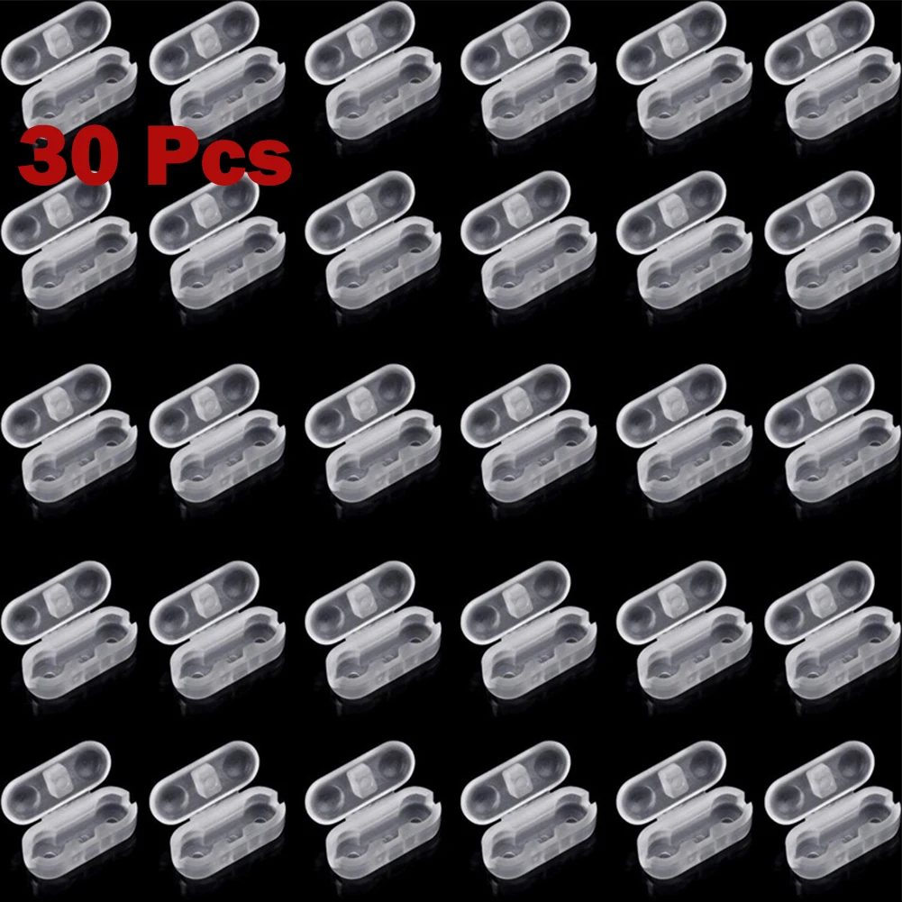 Clip Tirare il connettore del cavo Tenda verticale bianca 10/30/50 pezzi 6x4,5 mm Connettore del cavo di trazione cieca di alta qualità