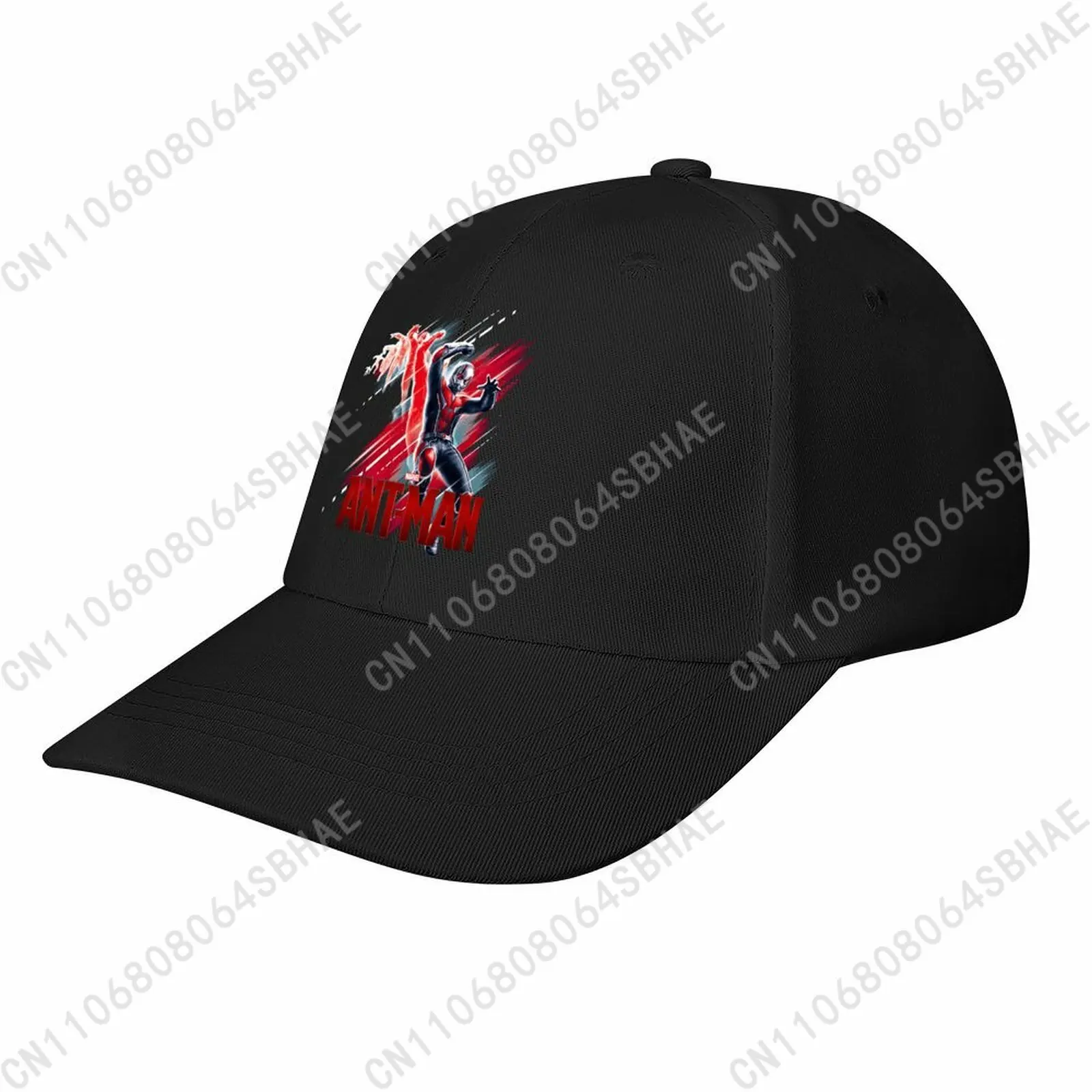 

Marvel Ant Man Baseball Cap Men Women Curved Brim Washed Rubber Print Adjustable Daily Wear Cap Custom Casual Gift Cosplay