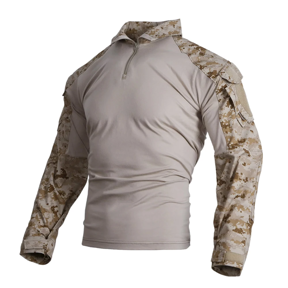 Emersongear Taktische E3 Kampfuniform-Sets 2017 Hemd Hose Oberteile Dienst-Cargohose Herren Tarnanzüge Sport Wandern AOR1 – Detail 5