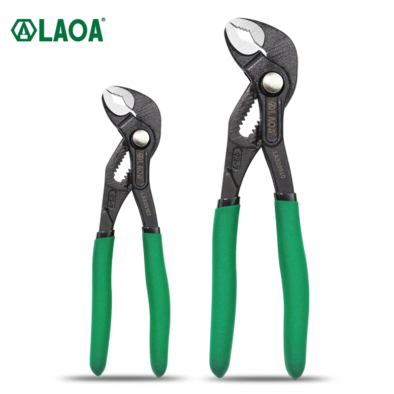 LAOA Adjustable Water Pump Pliers CR-V Large Opening Wrench Universal Spanner Tools