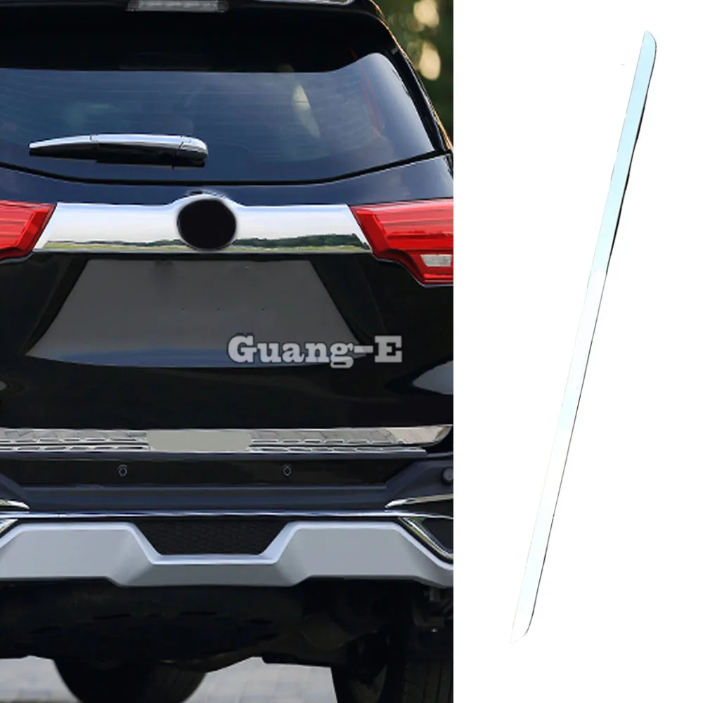 

Накладка на кузов автомобиля, декоративная накладка на заднюю дверь/крышку багажника из нержавеющей стали для Toyota Highlander 2015-2020