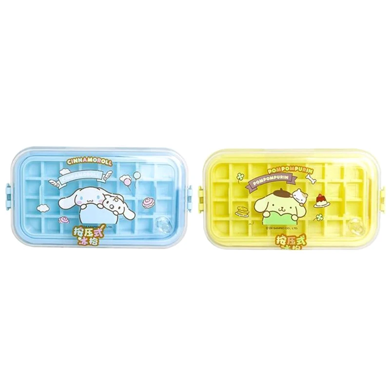 

Kawaii Sanrio Ice Chunk Molds Cinnamoroll My Melody Anime Cartoon Cute Summer Kitchen Making Ice Cubes Removing Molds Toys Girl