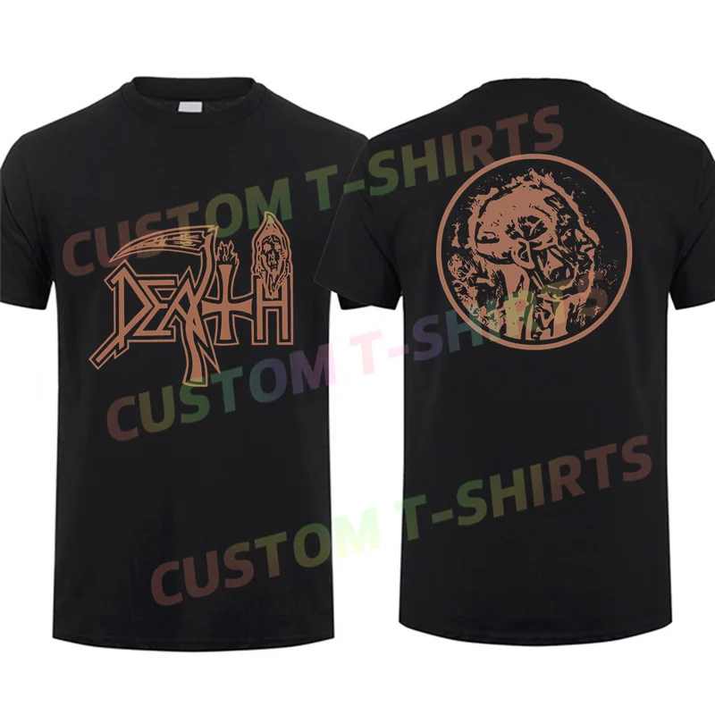 

2024 Men T Shirt Casual DEATH on Stage Series Human T-shirt Graphic Summer Short Sleeves 100% Cotton Streetwear S-3XL Cool Tee