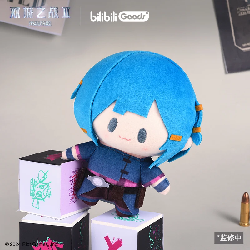 15Cm Lol League of Legends Bilibiligoods Arcane Season 2 Jinx Short Plush Stuffed Doll Pillow Action Figure Model Kid Toys Gift