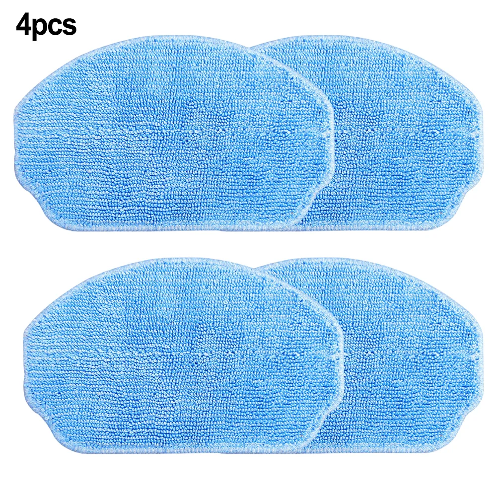 

Replacement Mop Cloth Kit for For cecotec For Conga 999 Robot Vacuum Cleaner 4 Pack Microfiber Cloths for Efficient Mopping
