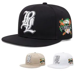 2024 New Fashion Letter Embroidery Snapback Cap High Quality Hip Hop Baseball Hat Casual Sun Hat Unisex Snapback Hats Adjustable
