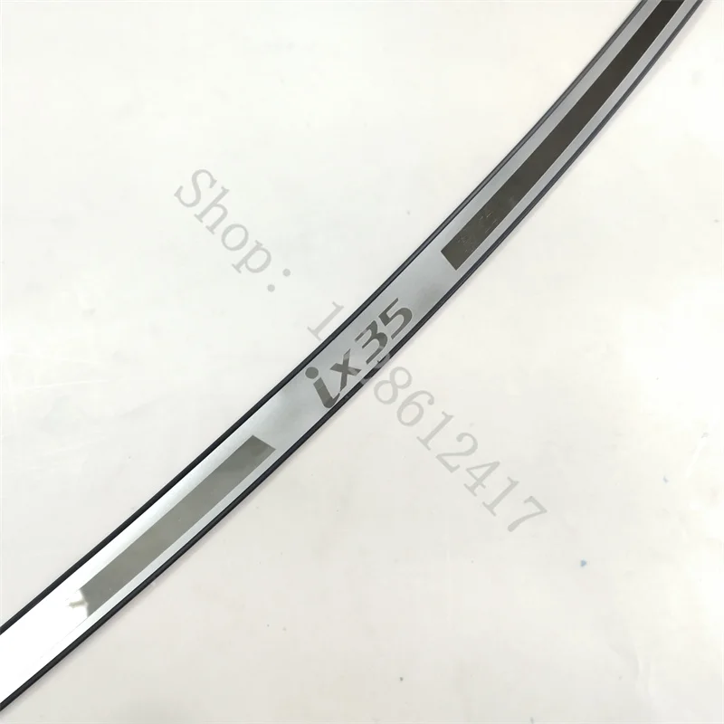 Hyundai ix35 2009 2010 2011 2012 ~ 2017 스테인레스 리어 범퍼 프로텍터 씰 트렁크 트레드 플레이트 트림 자동차 액세서리