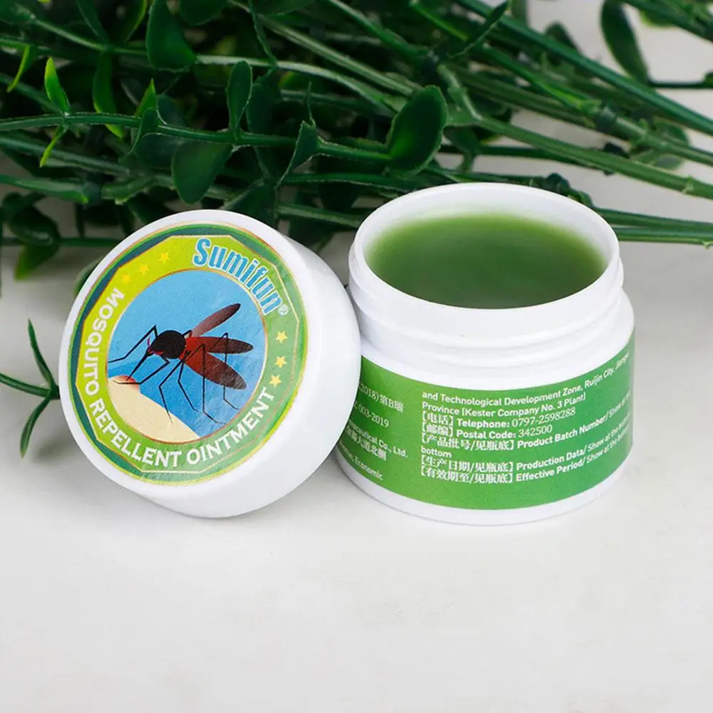 10g Sumifun Natural Herbal Mosquito Bite Anti Itch Ointment, Antipruritic Cream Soothe Skin Red Swelling Summer Outdoor For Kids