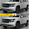 고품질 자동차 부품 페어 프로젝터 헤드라이트 LED 스트립 헤드 램프 블랙 (2015-2015 쉐보레 타호 서버번 LED 헤드라이트용) 6
