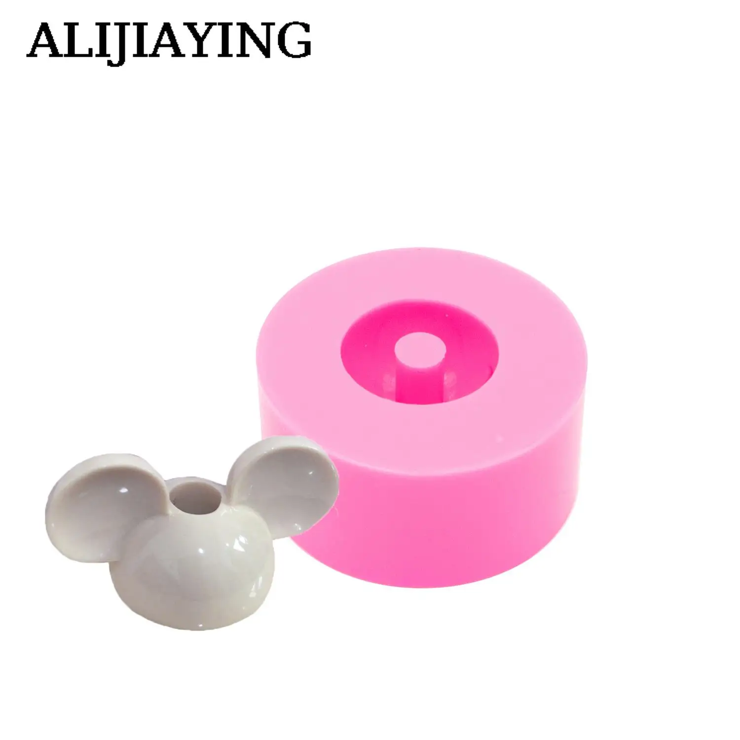 DY00042 Glossy Mouse Straw Topper Silicon Mold for Resin Art Diy To Make Crafts with Epoxy, Custom Silicone Molds