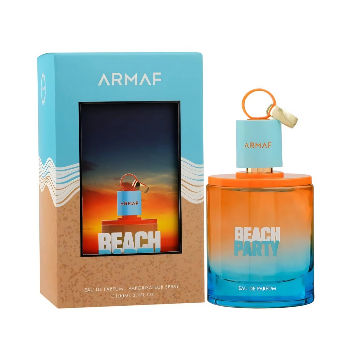 Armaf Beach Party 100ml EDP Unisex Fragrance Fresh Ocean Woody Musk Tropical Fruit Perfume For Women And Men