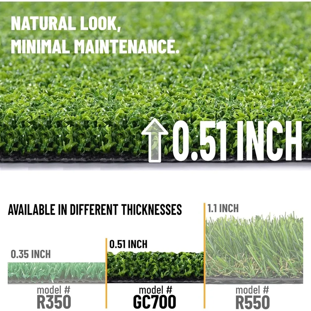 العشب الاصطناعي جولف ضرب حصيرة 3 'x 25' داخلي/خارجي مقاوم للماء العشب الاصطناعي وهمية لوضع ممارسة البيسبول #5