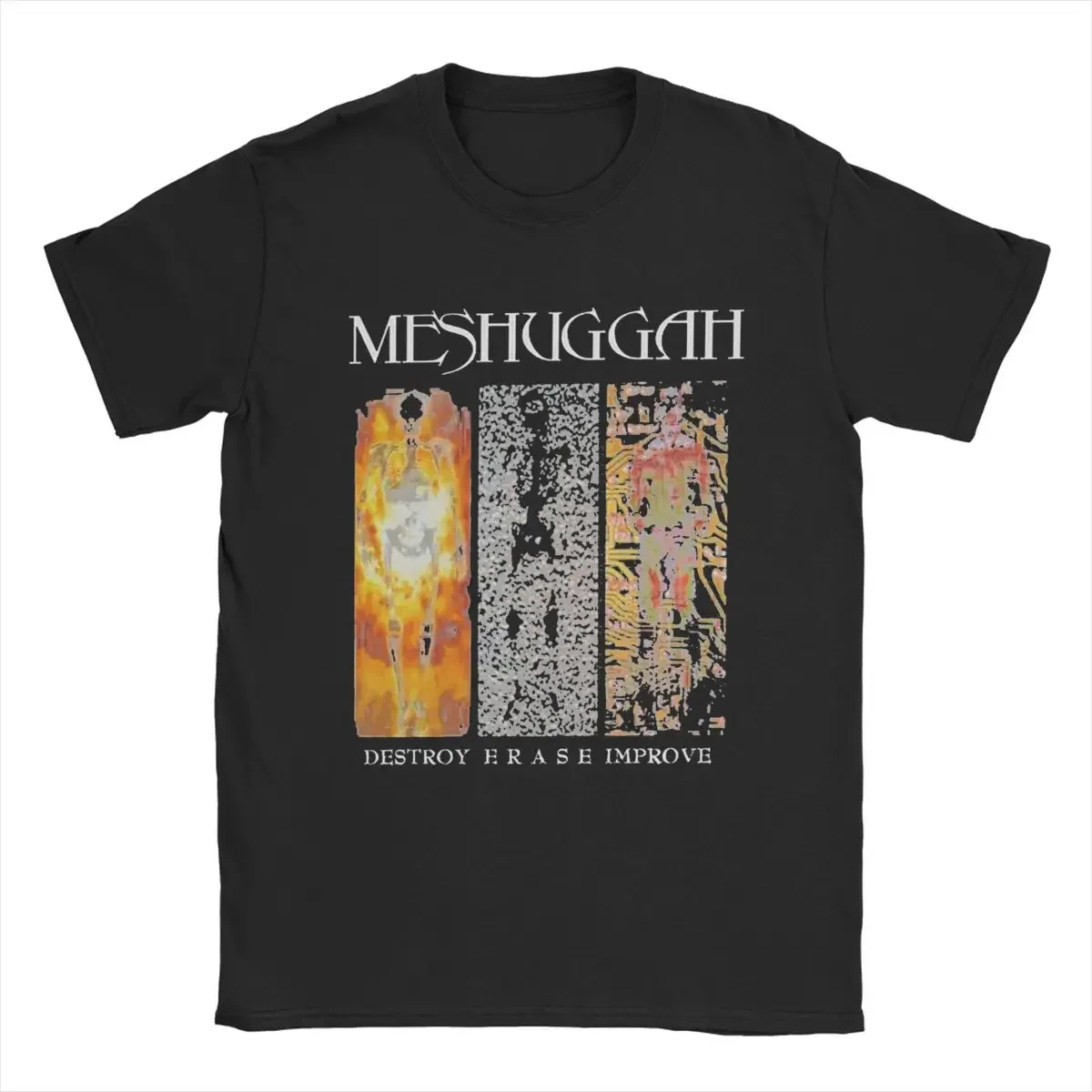 Soul Bnrn Extreme MetaIBand Meshuggah Men T Shirt Funny Tee Shirt Short Sleeve Round Neck T-Shirts Pure Cotton Original Tops