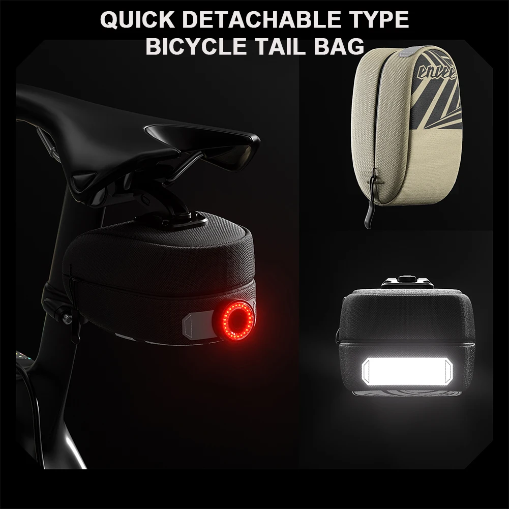 

Quick Release Bike Bag Tool Storage Compartment For Mountain And Road Bikes Folding Design Cycling Accessory