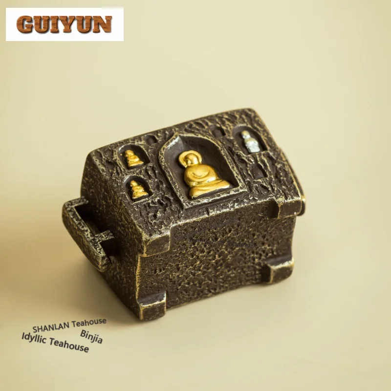 Dunhuang Mogao Grottoes Thousand Buddha Incense Holder Incense Waterfall Incense Burners Meditation Censer Buddhism Craft