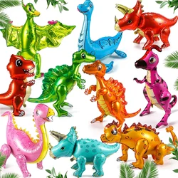 3D Self standing Dinosaur Tyrannosaurus Animal Balloons for Birthday Party Baby Shower Decoration Kit Inflatable Party Supplies
