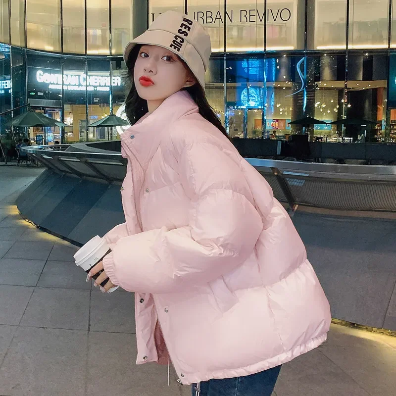 

2024 New Bread Jacket Short Anti-season Down Cotton-padded Jacket Cotton-padded Jacket Women Korean Style Loose Winter Jacket