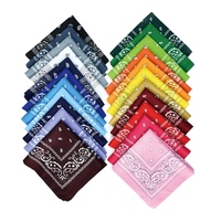 12 Packs of Unisex Decorative Headbands, Paisley Cashew Headscarves, Outdoor Sports Cycling and Mountaineering Square Scarves