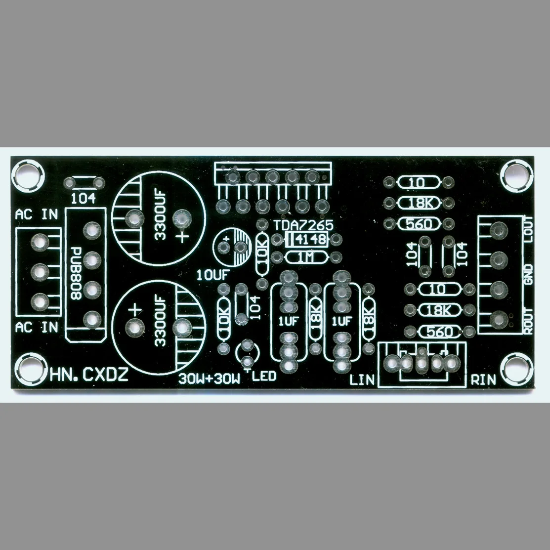 New version TDA7265 amplifier board dual channel pure rear stage