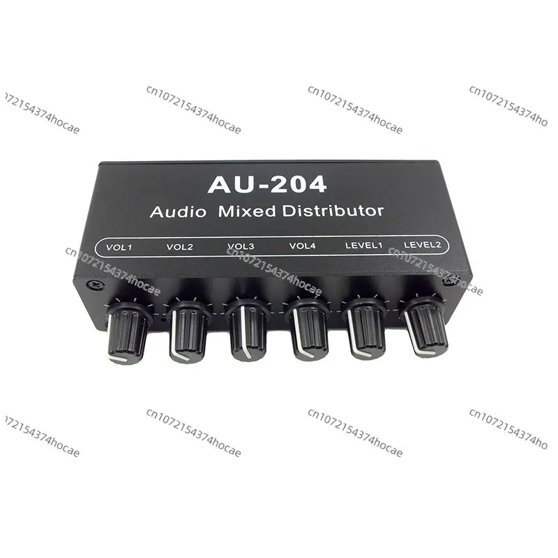 Stereo Audio Mixed Two Input Four Output Headphone Amplifier Multiplexer/One In Four Out